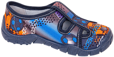 Tenisówki dziecięce Viggami ALEX SPORT granatowe kapcie chłopięce