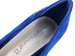 Czółenka damskie Sergio Leone D1438IN niebieskie