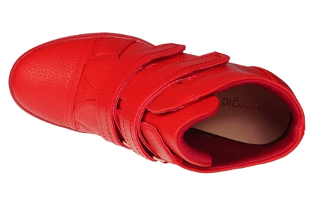 Buty przejściowe damskie Sergio Leone D28789CE czerwone