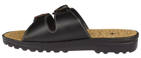 Klapki męskie Gofar M2226-2BL czarne