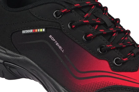 Młodzieżowe buty trekkingowe softshell American Club WT251RE czerwone