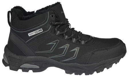 Zimowe buty męskie ocieplane Superun M8635-1BL czarne