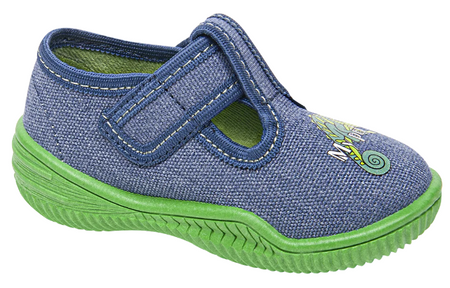 Tenisówki dziecięce Viggami FELUŚ granatowe kapcie chłopięce na rzep