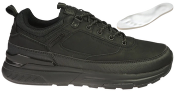 Męskie buty sportowe American Club w kolorze czarnym MAA48BL