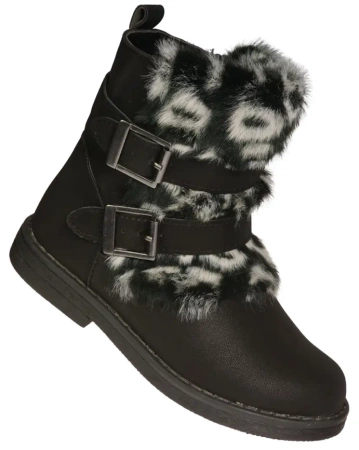 Dziecięce buty zimowe American Club BGC36BL czarne