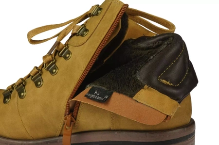 Damskie buty zimowe Sergio Leone DTR0714-11NZO żółte