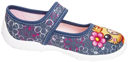 Tenisówki dziecięce Viggami Roxi Druk granatowe kapcie dziewczęce