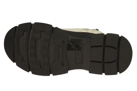 Damskie botki trapery przejściowe / zimowe Skotnicki DB-3-1502BEBL beżowe