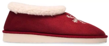 Bambosze damskie Meteor śnieżynka DV081BO Bordowe