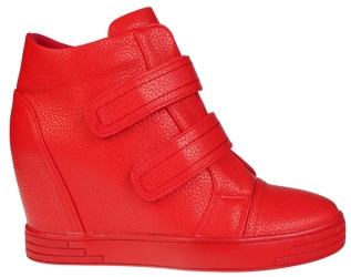 Buty przejściowe damskie Sergio Leone D28789CE czerwone