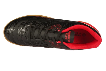 Halówki męskie buty halowe męskie American Club MOG14/20BLRE czarne