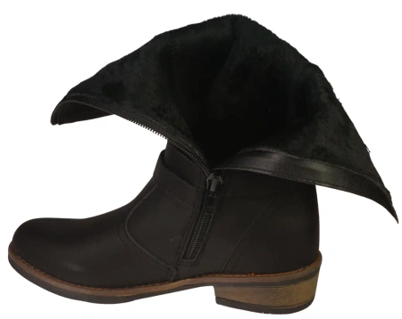 Dziecięce kozaki zimowe American Club CGC24BL czarne