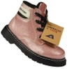 Dziecięce buty zimowe American Club BES139/23PI różowe
