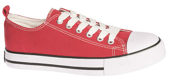 Tenisówki młodzieżowe - damskie American Club DLH-89CE czerwone