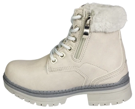 Dziecięce trzewiki zimowe American Club BSP03GY szare