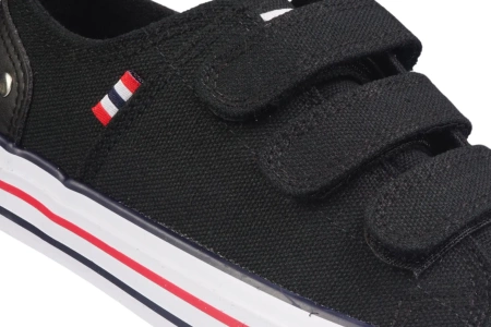 Tenisówki młodzieżowe American Club DLH-118BL czarne