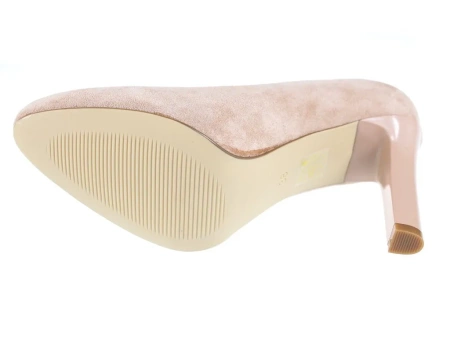 Czółenka damskie Sergio Leone D1457BEZA beżowe