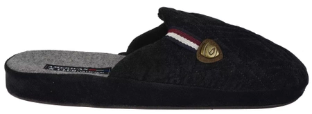 Męskie pantofle tekstylne American Club MSL-03BL