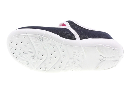 Tenisówki dziecięce Viggami Sara Lux kapcie dziewczęce na rzep