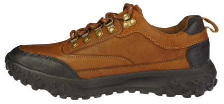 Męskie obuwie przejściowe skórzane American Club MCY171BR brązowe