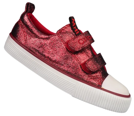 Tenisówki dziecięce na rzepy Clibee CB-263WI bordowe