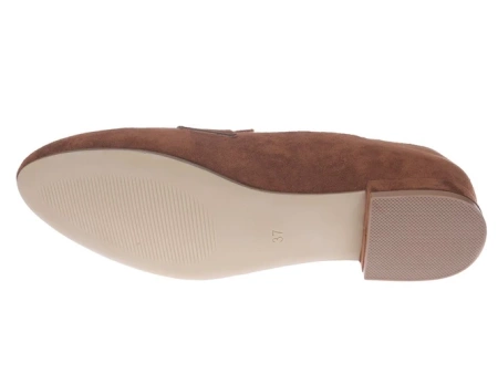 Mokasayny damskie Sergio Leone DMK734CA camelowe