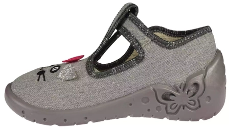 Tenisówki dziecięce ZetPol DARIA KOT SZARE