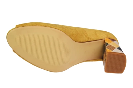 Eleganckie czółenka damskie półbuty damskie Sergio Leone DPB135ZOMI