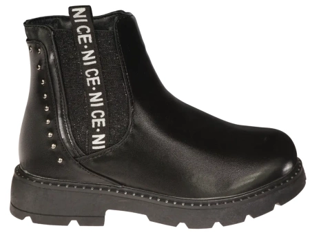 Dziecięce buty przejściowe American Club CXD64BL czarne