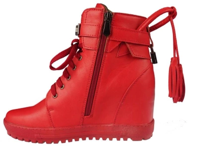 Buty przejściowe damskie Goodin DGD-2052RE czerwone