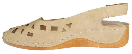 Sandały damskie Skotnicki DS-3-0628BE beżowe