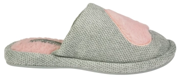 Damskie pantofle zimowe Meteor DV239 w kolorze szarym