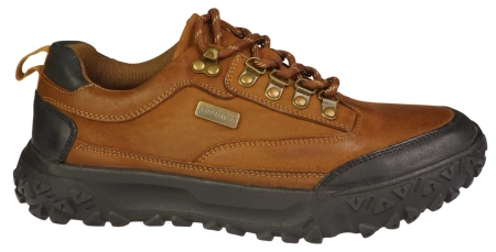 Męskie obuwie przejściowe skórzane American Club MCY171BR brązowe