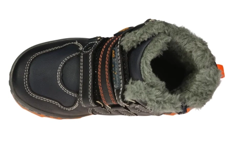 Dziecięce zimowe buty American Club B-86831NA granatowe