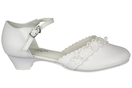Półbuty dziewczęce komunijne American Club CKOM-42