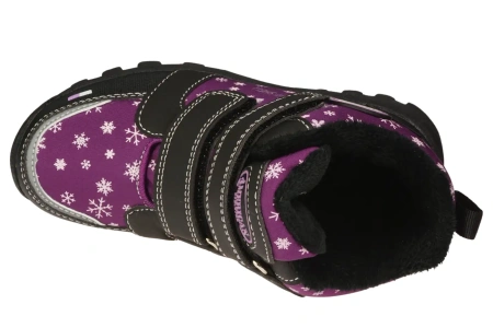 Dziecięce buty zimowe American Club BRL129PU fioletowe
