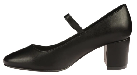 Eleganckie czarne półbuty damskie Sergio Leone DPB176CZPU