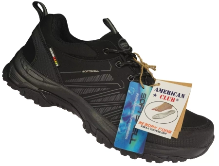 Młodzieżowe buty trekkingowe American Club DWT256BL czarne