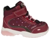 Dziecięce buty zimowe American Club z podeszwą LED BRL131/23DKRE bordowe