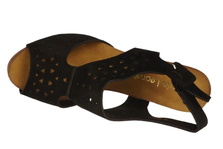 Eleganckie Sandały damskie Sergio Leone DSK858CZMI czarne