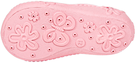 Tenisówki dziecięce kapcie do przedszkola Viggami MILENKA szare różowe