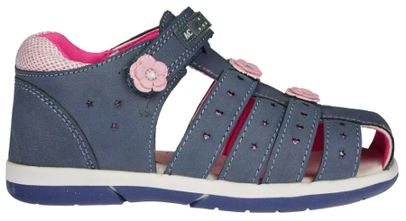 Sandały dziecięce American Club ADR-17NA granatowe