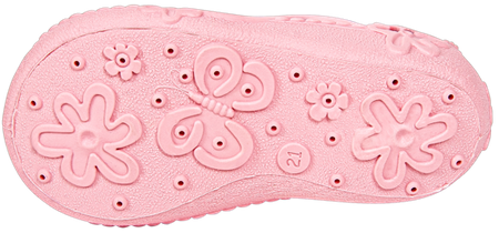 Tenisówki dziecięce Viggami TOLA różowe kapcie dziewczęce na rzep