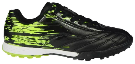 Turfy męskie Atletico M7683-2418BLGR czarne buty na orlik