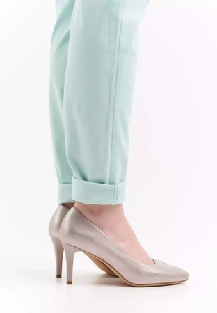 Półbuty damskie Sergio Leone D1336ZLPR złote