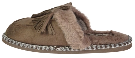 Damskie pantofle zimowe Meteor DV244 w kolorze brązowym