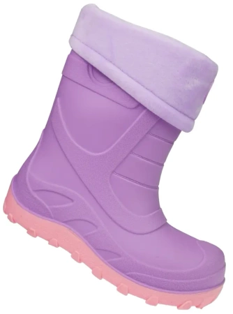 Kalosze dziecięce gumowe kalosze dziecięce Apawwa CJ373PU fioletowe