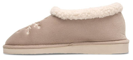 Damskie pantofle tekstylne firmy Meteor D-084