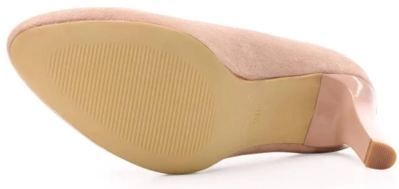 Czółenka damskie Sergio Leone D1457BEZA beżowe