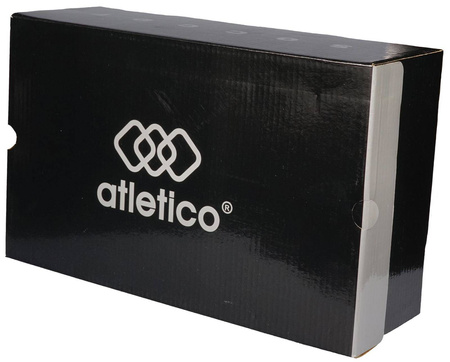 Halówki damskie czarno szare obuwie halowe Atletico D7336-2520BLSI